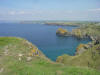 mullion cove and coast path to lizard