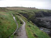 wrestling fields porthleven coast path